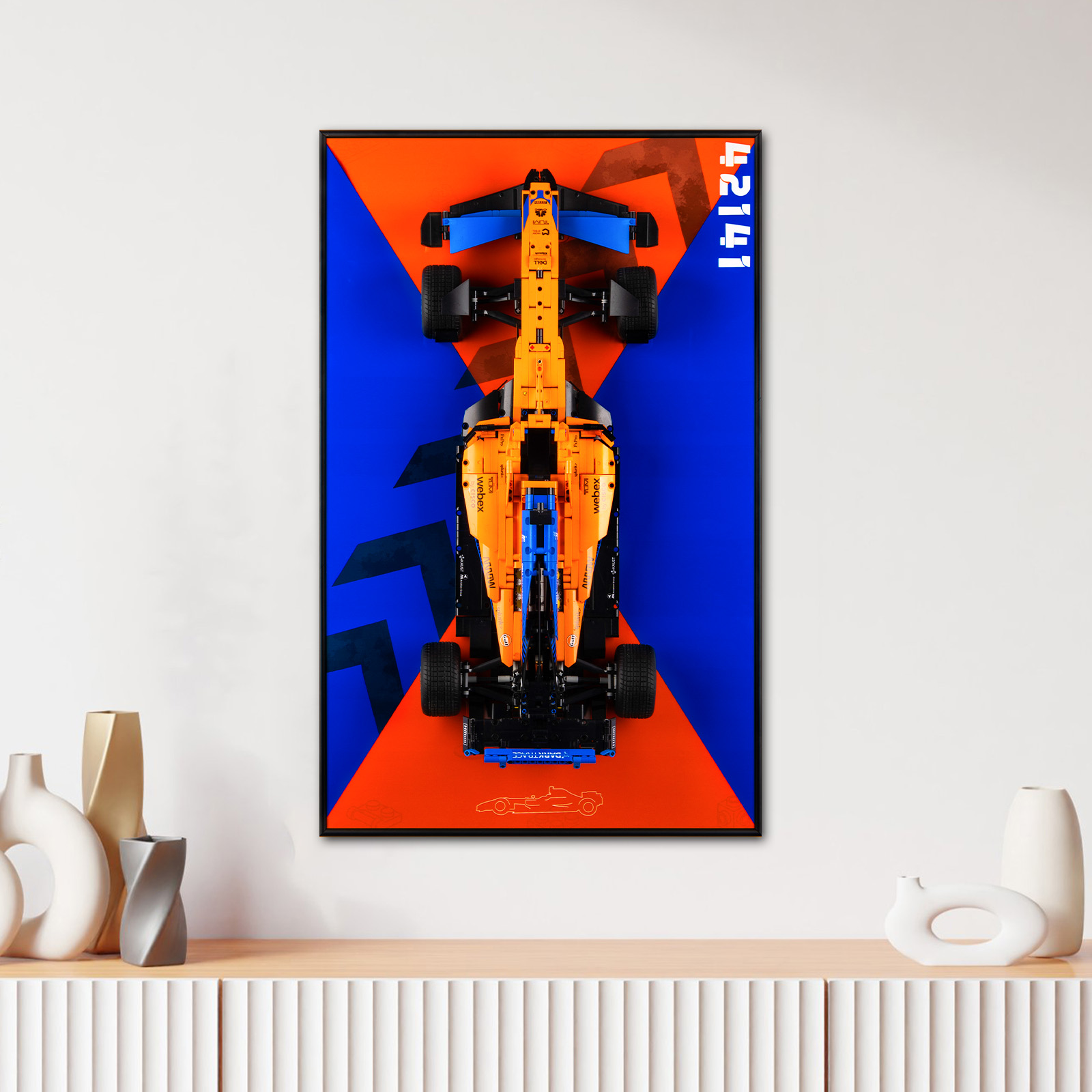 Photography Definition - Display Wallboard for Lego McLaren Formula