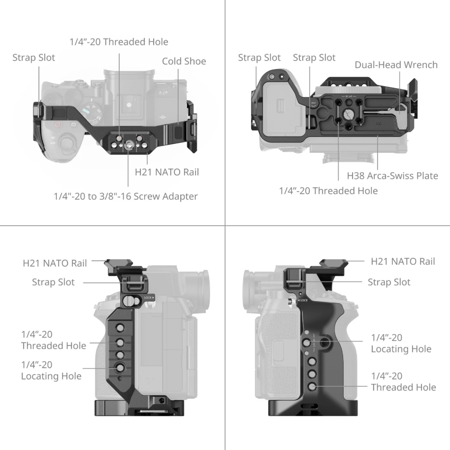 SmallRig Camera Cage Kit For S - Sony Camera A7 Iv recension och pris