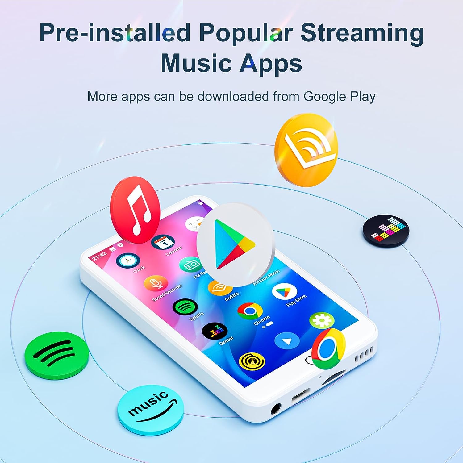 MECHEN 16GB Android 9.0  MP3 P - Photography History recension och pris