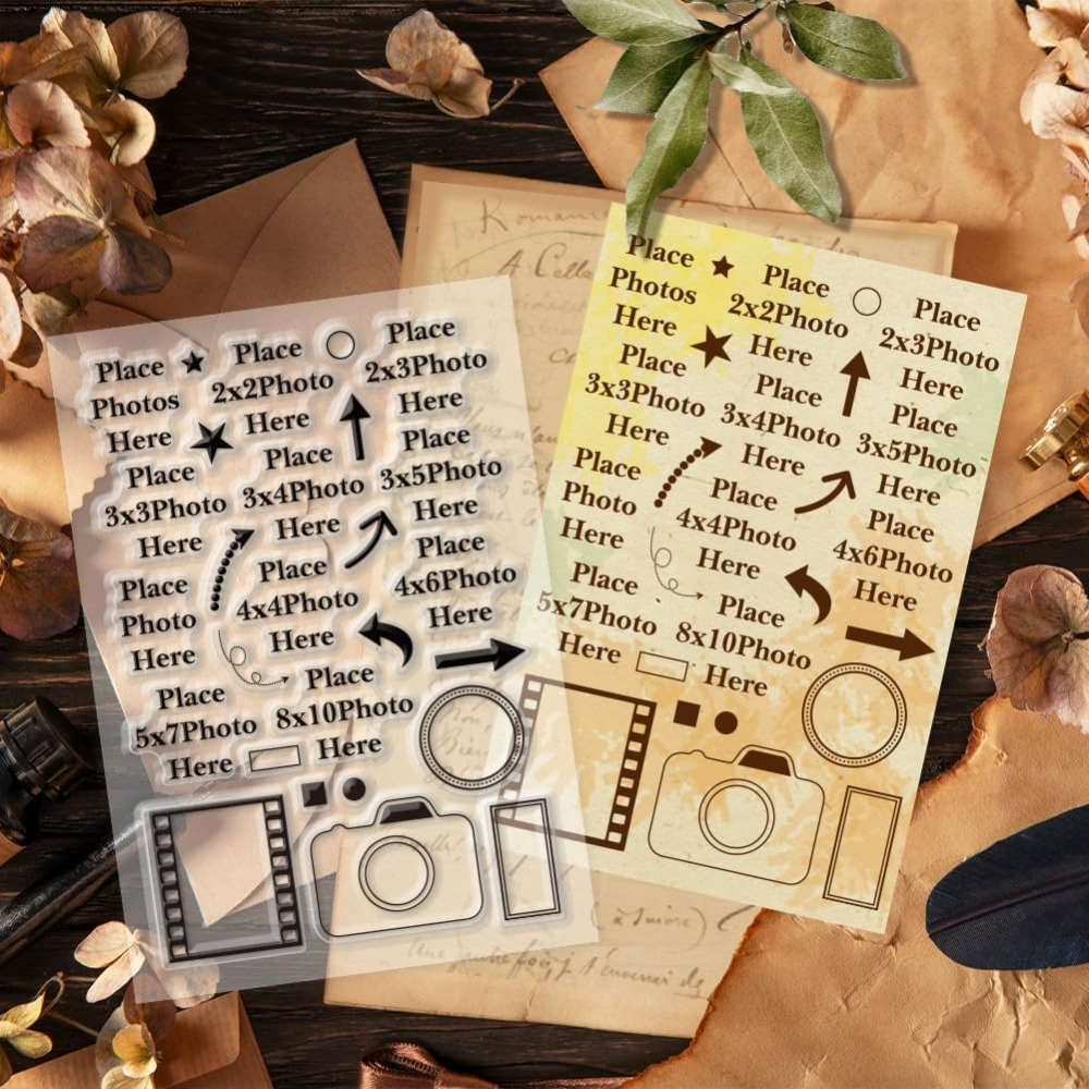 Place Photo Here Clear Stamp A - Photography Definition recension och pris