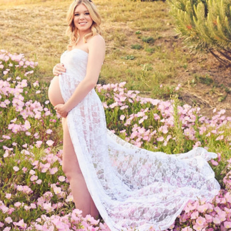 Long Maxi Gown Lace Maternity  - Photography Club recension och pris