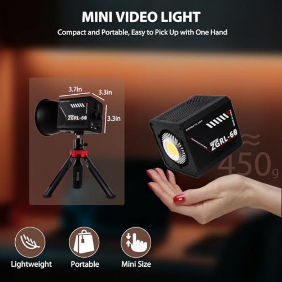 60W COB LED Video Light Handhe - Photography Videos Free recension och pris