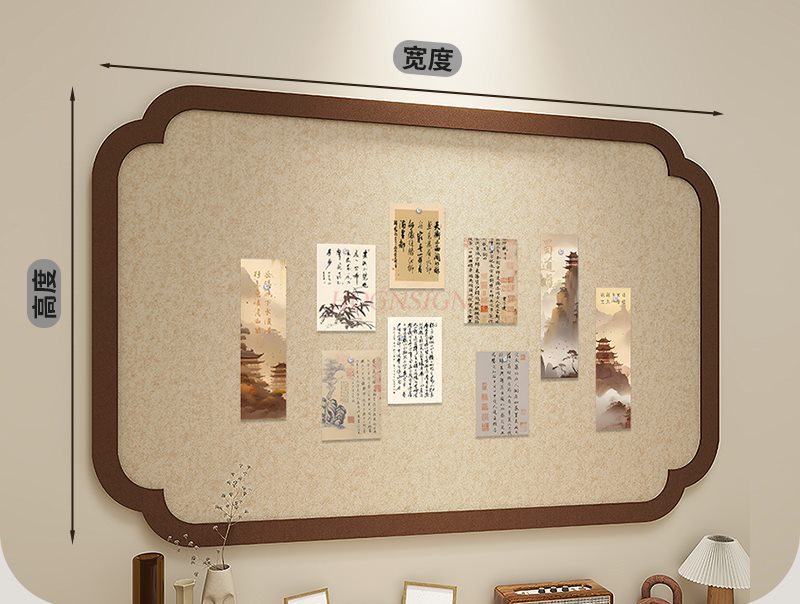 1pcs National style felt board - Photography Definition recension och pris