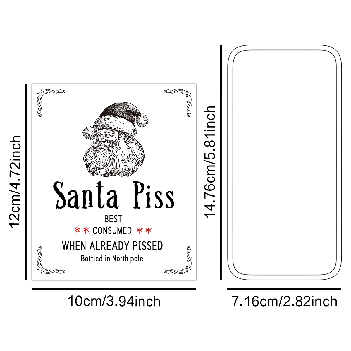 4pcs Funny Christmas Wine Bott - Photography Of The Year recension och pris