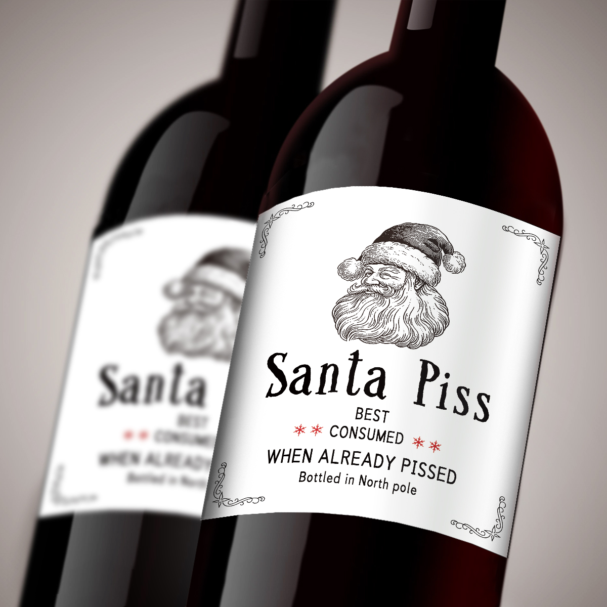 4pcs Funny Christmas Wine Bott - Photography Of The Year recension och pris