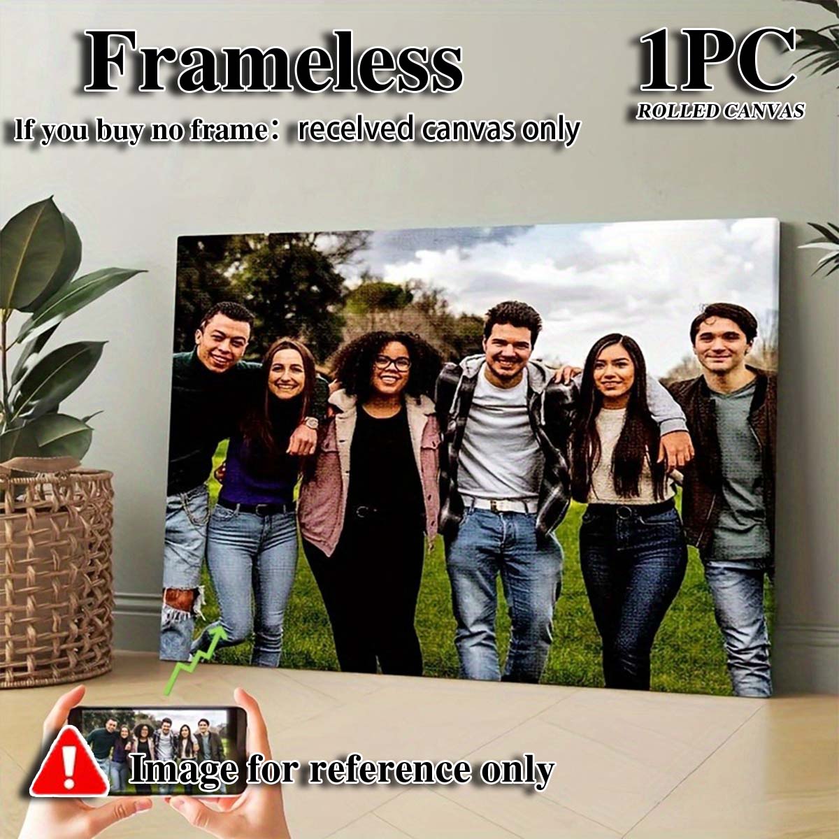 Custom 2D Photo Canvas Wall Ar - Photography Definition recension och pris