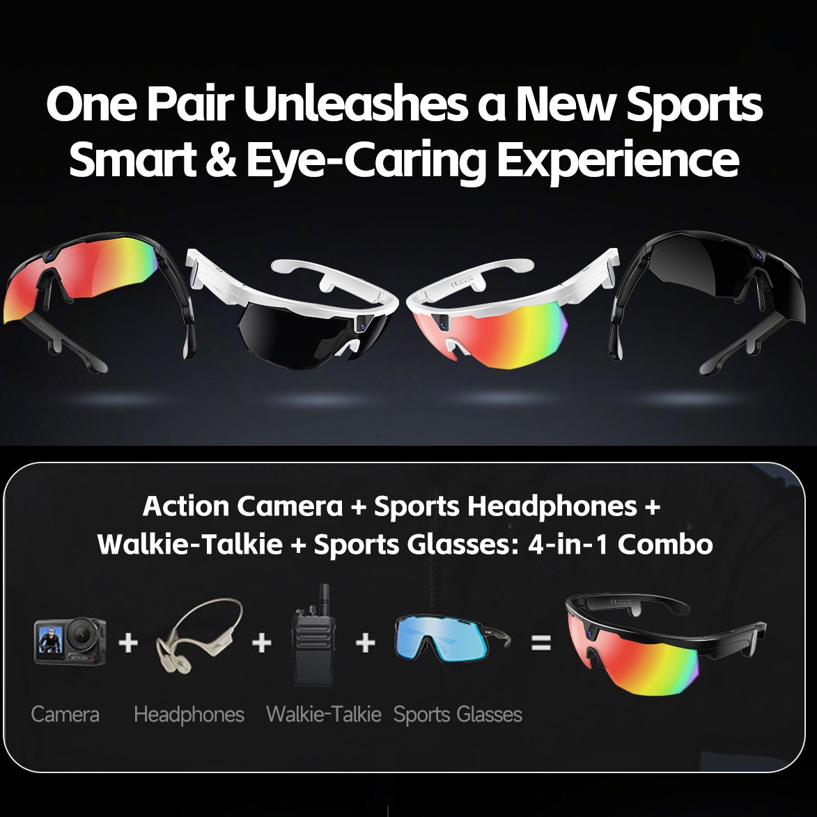 New AI Camera Glasses 30MP Pho - Photography History recension och pris