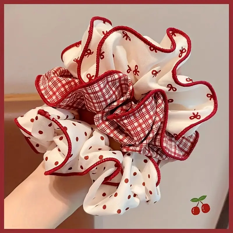 3 Pcs Sweet Red Dot Bowknot Pl - Photography Of The Year recension och pris
