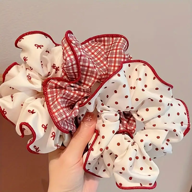 3 Pcs Sweet Red Dot Bowknot Pl - Photography Of The Year recension och pris