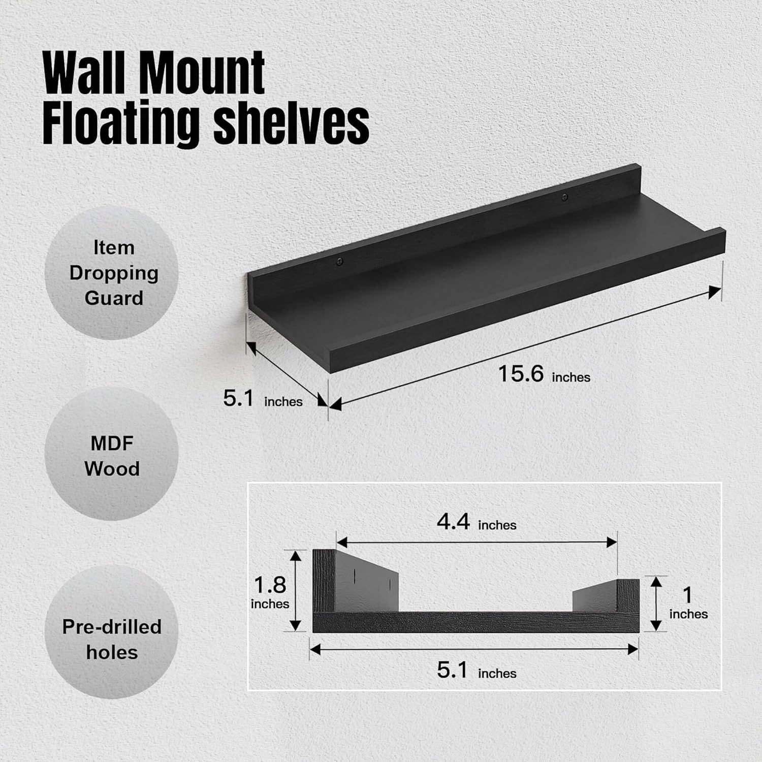 Creative wall storage rack 2-p - Photography Definition recension och pris
