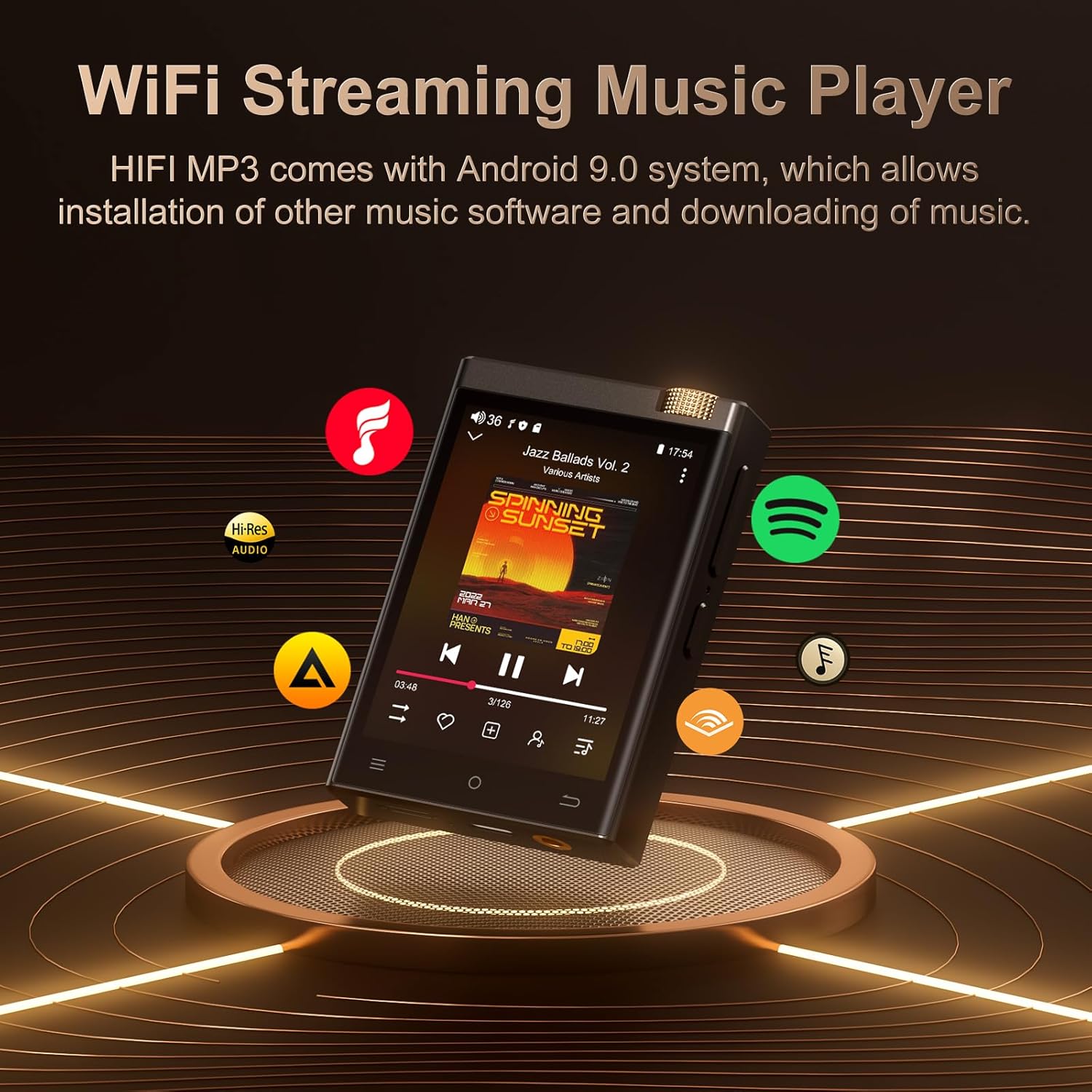 Hi-Fi MP3 Player with Bluetoot - Photography History recension och pris